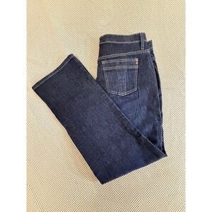 Lee Jeans Women‎ Size 14 Comfort Waistband Boot Cut Stretch Dark Wash Mid Rise